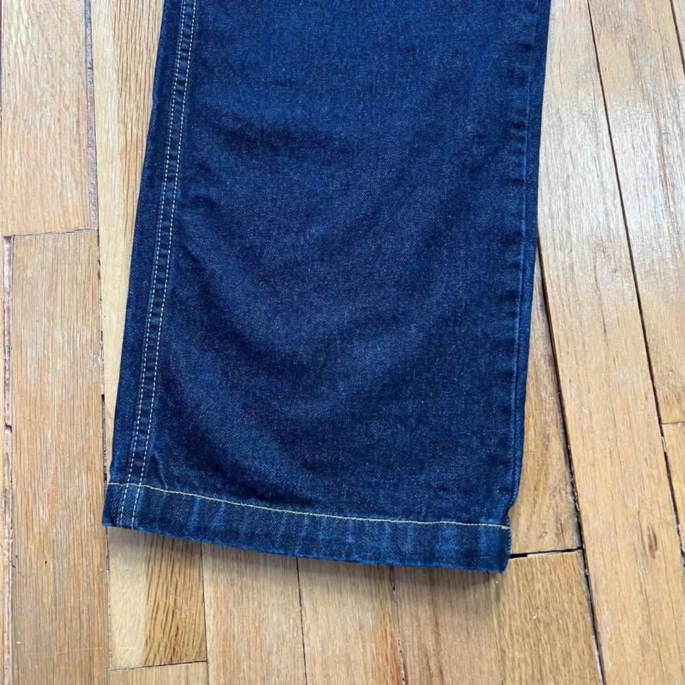 Vintage Y2K Phat Farm Wide Leg Jeans Carpenter Baggy Dark‎ Wash Men's Size 34x34